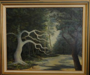 White tree and stream, 1967